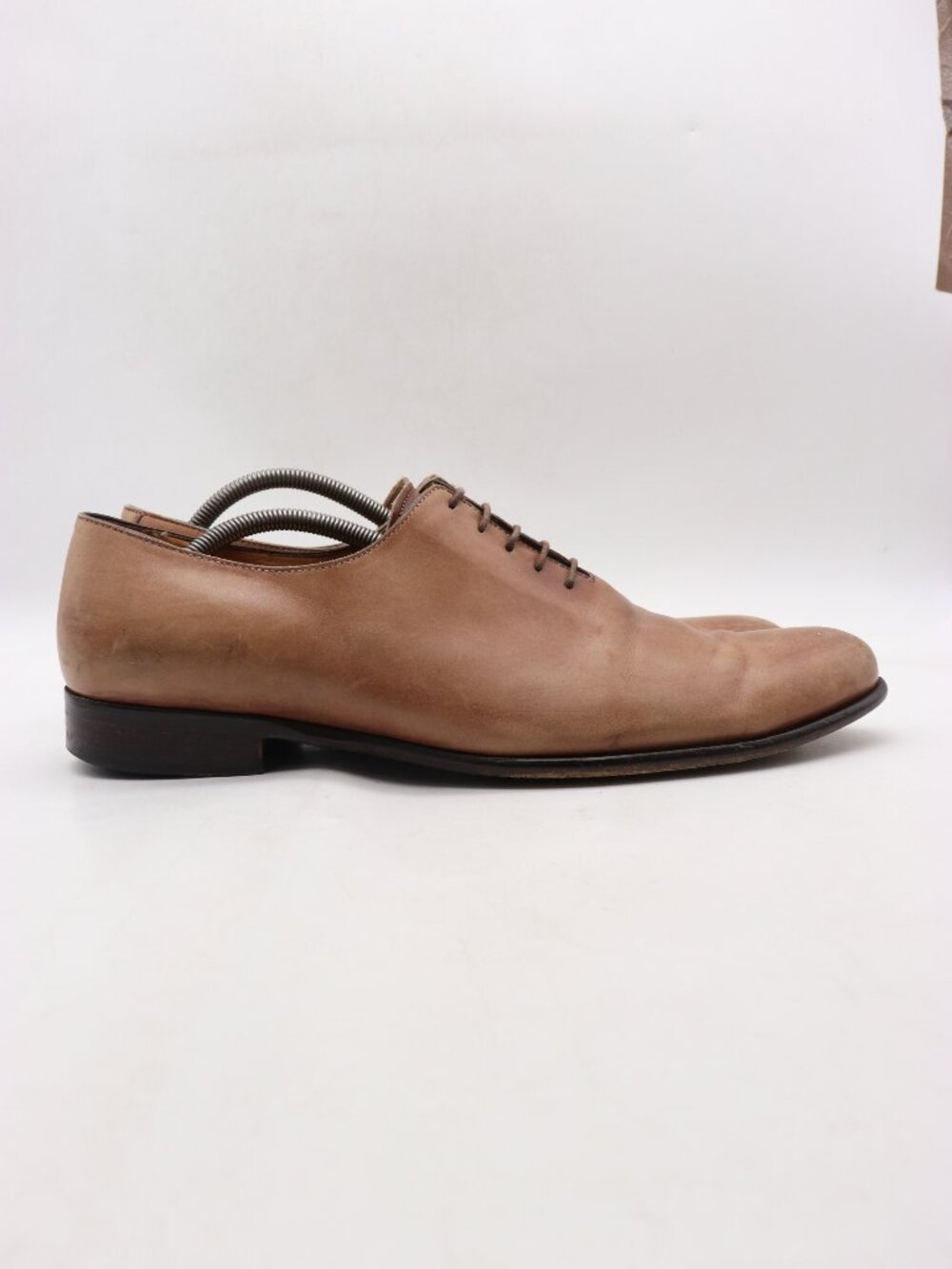 Paul Evans Oxford Dress Shoes Men’s Size 10.5 Brown Leather Plain Toe Lace-Up